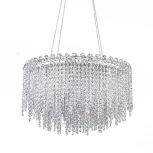 Подвесная люстра Newport 10900 10918/C new (220V, хрусталь, на тросе, круглые)