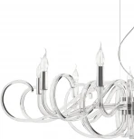 Подвесная люстра Maytoni Atlanta MOD051PL-09TR (220V, на тросе, свеча)