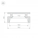 Профиль HR-2000 (Алюминий) 012090 Arlight
