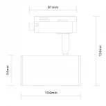 Трековый светильник ST Luce Cromi ST301.406.01 (220V, круглые)