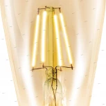 Лампочка светодиодная филаментная E27 4W 220V 220 lm 2200K белое теплое свечение Eglo Lm_led_e27 11521