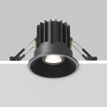 Встраиваемый светильник Maytoni Round DL058-7W4K-B (LED, 220V, круглые)
