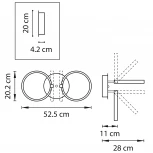 Настенный светильник Lightstar Breve 749624