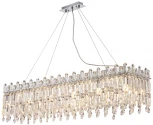 Подвесная большая люстра Legacy 2158/09/12PL (220V, хрусталь, на тросе)