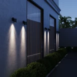 Архитектурная подсветка ST-Luce Tubo SL9008.401.02 черный/белый GU10 2*50W (220V, круглые, IP65)