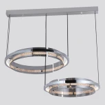 Подвесной светильник ярусный светодиодный с пультом iLedex Meridian C4716-78 CR (220V, на проводе, кольцо)