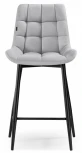 Полубарный стул Notta Алст К светло-серый / черный 502124