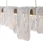 Подвесной сетильник ST Luce Voile SL6021.203.36 золотистый/прозрачный LED 1*36W 4000K (220V, на проводе)