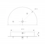 Подвес SPX-TB-1 Black (Металл) 023159 Arlight SPX