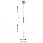 Подвесной светильник Favourite Tibia 2217-1P (LED, 220V, на проводе)