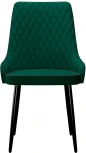 Стул DikLine 305 микровелюр K13 изумруд, ножки черные