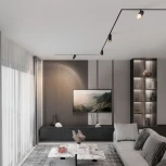 Трековый светильник магнитный Elektrostandard Slim Magnetic R03 85013/01 20W 3000K (черный) (LED, 48V, круглые)