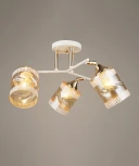 Потолочная люстра на штанге Мелодия Света SS1N SS8748-3 WT+GD 000067893