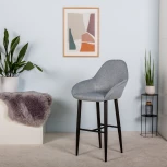 Стул барный R-Home Kent Грей/Черный