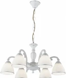 Подвесная люстра Arte Milano AM340837 340837/6 WT+SL (220V, на цепи)