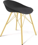 Стул SHT-ST19/S37 черный/золото Sheffilton 3860379004