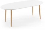 Стол обеденный La Forma (ex Julia Grup) Oqui (Белый/ Дерево,Обработанная древесина)