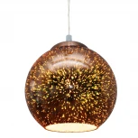 Подвесной светильник Lussole Lgo Ammon LSP-0198 (220V, на проводе, шар, IP21)