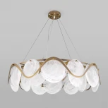 Подвесная люстра Wi-Fi Bogate's Galicia 354/8 Smart (322/8) (220V, управление смартфоном, голосовое управление, умный дом - Minimir Home, Алиса, Маруся, Салют, на тросе, круглые)