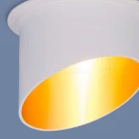 Встраиваемый точечный светильник Elektrostandard 7011, 7005 MR16 WH/GD белый/золото