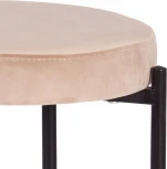 Табурет Tetchair REVO (Ткань,Металл/Бежевый,Черный) 20644