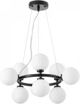 Подвесной светильник Lumina Deco Marsiada LDP 6033-9 BK (220V, на тросе, шарики, молекулы)