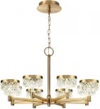 Подвесная люстра Odeon Light Fivre 5032/48L античн.бронза/металл/акрил LED 48W 4000K 3336лм