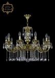 Подвесная люстра с хрустальными подвесками Art Classic 31.02 31.02.10.CK250SP.A.G.Sp