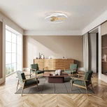 Потолочная люстра светодиодная с вентилятором Mantra Ocean 8235 (регулировка яркости, 220V, пульт управления)