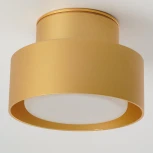 Светильник потолочный Feron HL367 Barrel AURA 48408 12W, GX53, золото IP44 (220V, круглые)