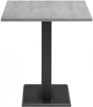 Стол деревянный Мичиган Лофт 110х70 25 мм бетон / черный матовый 515297 Woodville