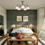 Потолочная люстра на штанге Arte Milano AM346410 346410/5 AB (220V)