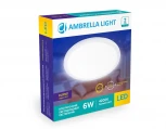 Встраиваемый точечный светильник Ambrella Downlight DLR316 (LED, 220V, круглые)
