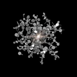 Настенный светильник Loft It Spark 10101W Chrome (220V, подвески, лепестки)