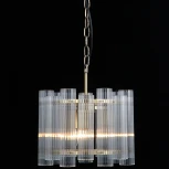 Подвесная люстра ILLUMICO IL0686-3PSQ-24 AB LYRA (220V, хрусталь, на цепи)