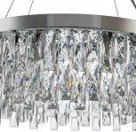 Подвесная люстра Indigo Anna V000385 (220V, хрусталь, на тросе, круглые)