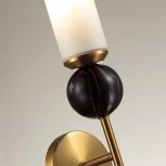 Бра Odeon Light Lolla 4361/1W под латунь/металл/стекло/черный мрамор IP20 1*E14 40W 220V (шар)