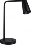 Настольная лампа Feron DE185 BELL 48424 35W, GU10, черный (220V, выключатель)