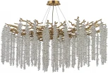 Подвесная люстра хрустальная Dio D`arte Tavenna Antigue Tavenna H 1.5.100.100 A (220V, на тросе)