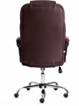 Кресло BERGAMO хром (22) кож/зам, коричневый, 36-36 Tetchair 19369