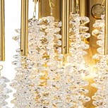 Настенный светильник (12052/2W Gold) Indigo Cappella V000601 (220V, хрусталь)