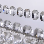 Подвесная люстра светодиодная APL LED Sicilia SH505.0.60.B.Ni.4000 (220V, хрусталь, на тросе)