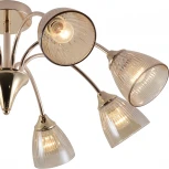 Потолочная люстра на штанге Escada Amelia 1129/8P 8x60Вт E27, металл/стекло, золото