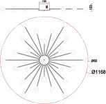 Потолочная люстра Freya Celebrity FR5242CL-24B (220V, шарики)