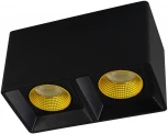 Накладной точечный светильник Denkirs DK3085-BK+YE