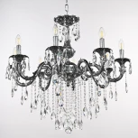 Подвесная люстра Bohemia AL7901 AL79101/8/250 B NB (220V, подвески, на цепи, подсвечник, свеча)