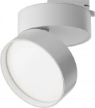 Трековый светильник однофазный 18W 220V Maytoni Onda TR007-1-18W4K-W-1 (LED, круглые)