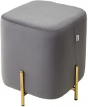 Пуф для гостиной ARES BLUVEL-14 GREY / GOLD