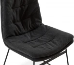 Обеденный стул Vitra ОГОГО Обстановочка! (Вельвет/Серый,Черный) арт.930819