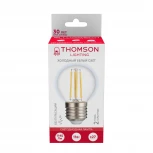 Лампочка светодиодная филаментная прозрачный шар E27 11W Thomson Globe TH-B2340